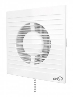 Вентилятор накладной E D150 сетка обр.клапан тяг.выкл. ERA